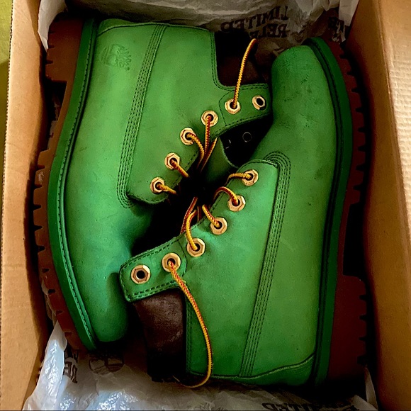 ❌Emerald Green Timberland boots (limited release❌ - Picture 5 of 7
